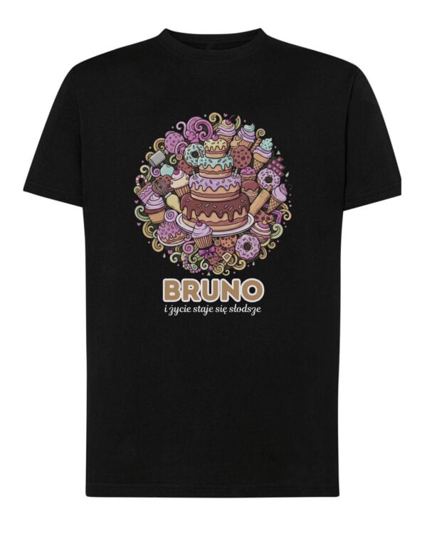 1636 (13) Koszulka Cukiernik Personalizowana Ilustracyjna