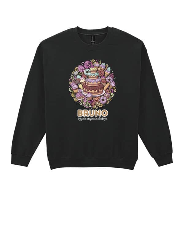 1636 (22) Bluza bez kaptura Cukiernik Personalizowana Ilustracyjna