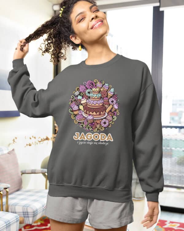 1636 (26) Bluza bez kaptura Cukiernik <br>Personalizowana Ilustracyjna