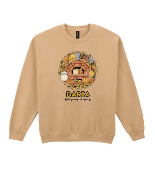 1637 (10) Bluza bez kaptura Piekarz <br>Personalizowana Ilustracyjna