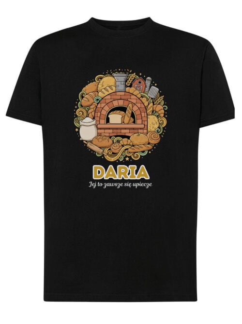 1637 (13) Koszulka Piekarz Personalizowana Ilustracyjna