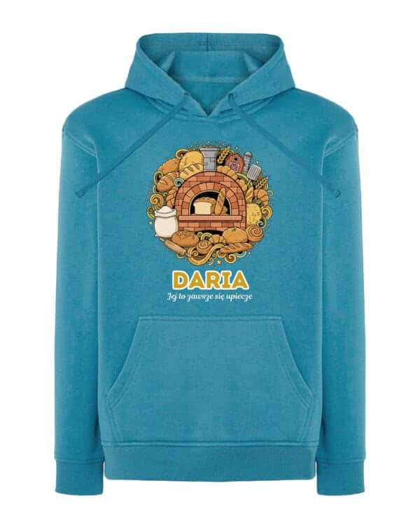 1637 (19) Bluza z kapturem <br>Piekarz Personalizowana Ilustracyjna