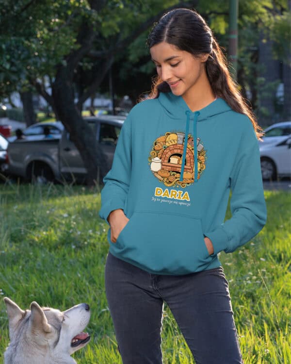 1637 (20) Bluza z kapturem <br>Piekarz Personalizowana Ilustracyjna