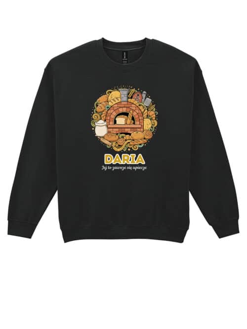 1637 (22) Bluza bez kaptura Piekarz Personalizowana Ilustracyjna