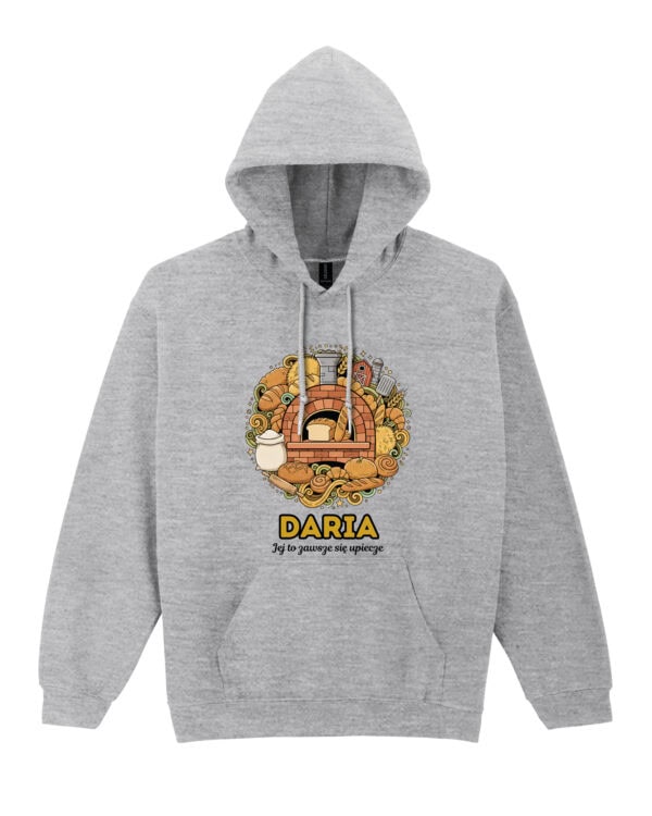 1637 (7) Bluza z kapturem <br>Piekarz Personalizowana Ilustracyjna