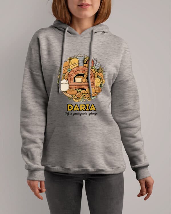 1637 (8) Bluza z kapturem <br>Piekarz Personalizowana Ilustracyjna