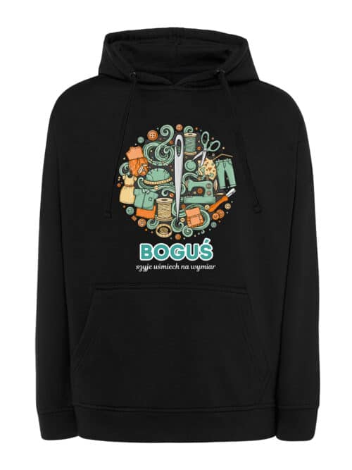 1638 (16) Bluza z kapturem Krawiec Personalizowana Ilustracyjna