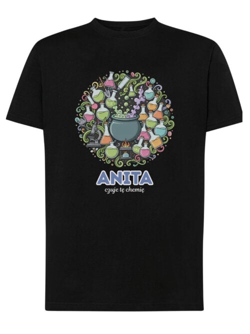 1639 (13) Koszulka Chemik Personalizowana Ilustracyjna