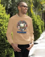 1640 (12) Bluza bez kaptura Malarz <br>Personalizowana Ilustracyjna