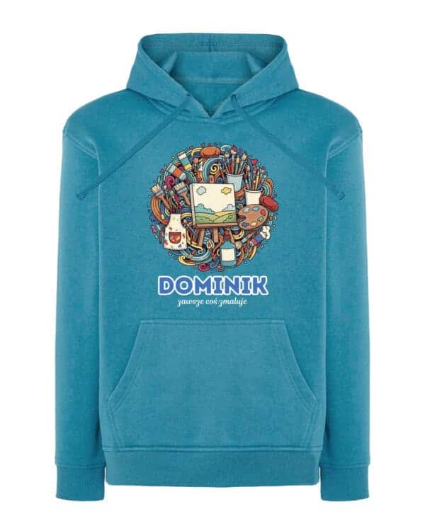 1640 (19) Bluza z kapturem <br>Malarz Personalizowana Ilustracyjna