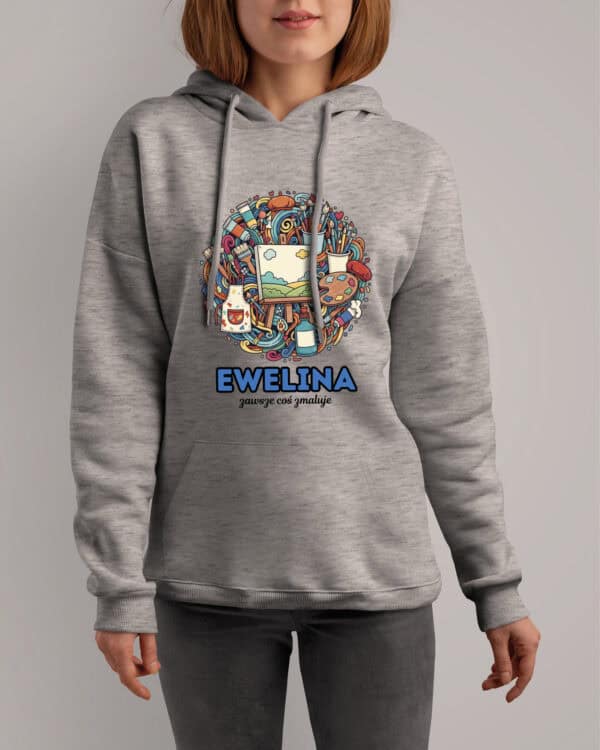 1640 (8) Bluza z kapturem <br>Malarz Personalizowana Ilustracyjna