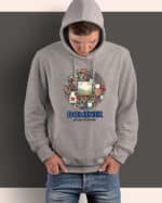 1640 (9) Bluza z kapturem <br>Malarz Personalizowana Ilustracyjna