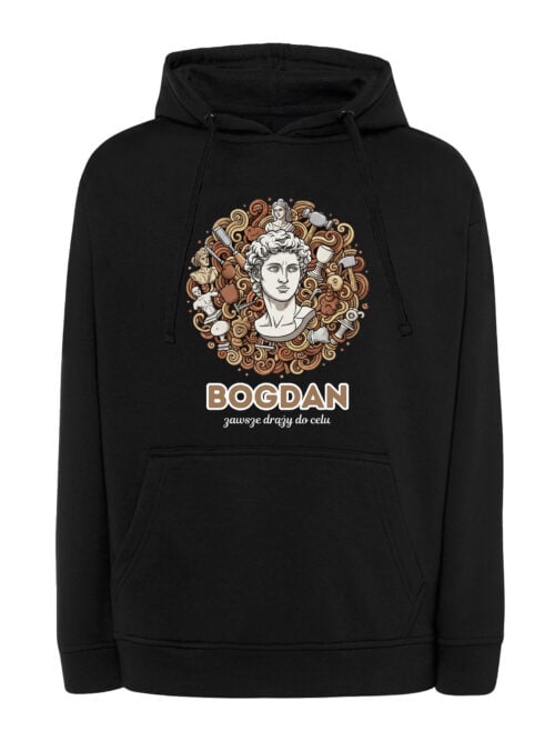 1641 (16) Bluza z kapturem Rzeźbiarz Personalizowana Ilustracyjna