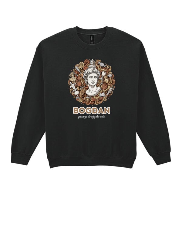 1641 (22) Bluza bez kaptura Rzeźbiarz Personalizowana Ilustracyjna