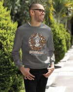 1641 (27) Bluza bez kaptura Rzeźbiarz <br>Personalizowana Ilustracyjna