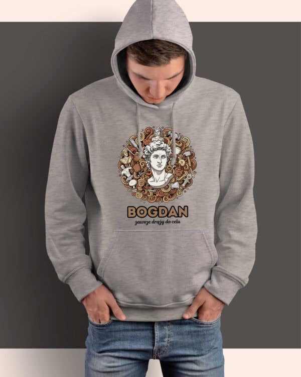 1641 (9) Bluza z kapturem <br>Rzeźbiarz Personalizowana Ilustracyjna