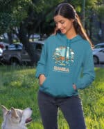 1642 (20) Bluza z kapturem <br>Żeglarz Personalizowana Ilustracyjna