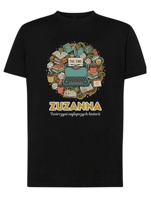 1644 (13) Koszulka Pisarz Personalizowana Ilustracyjna