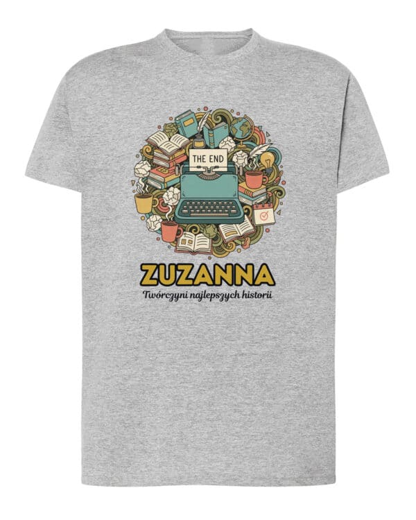 1644 (4) Koszulka Pisarz Personalizowana Ilustracyjna