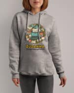 1644 (8) Bluza z kapturem <br>Pisarz Personalizowana Ilustracyjna