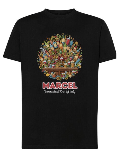 1645 (13) Koszulka Barman Personalizowana Ilustracyjna