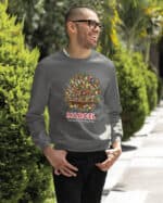 1645 (27) Bluza bez kaptura Barman <br>Personalizowana Ilustracyjna