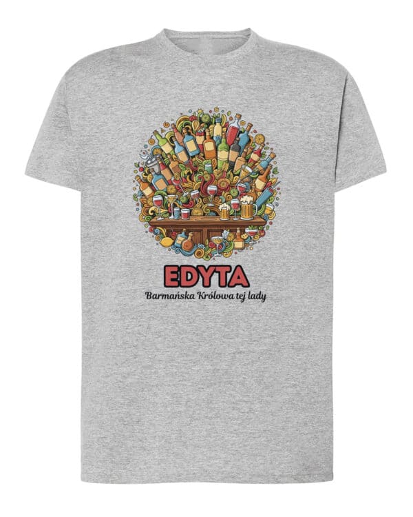1645 (4) Koszulka Barman Personalizowana Ilustracyjna