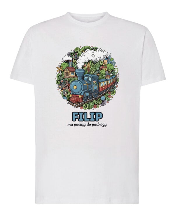 1646 (1) Koszulka Maszynista Personalizowana Ilustracyjna