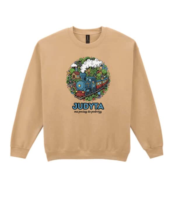 1646 (10) Bluza bez kaptura Maszynista <br>Personalizowana Ilustracyjna