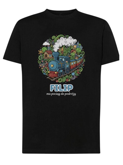 1646 (13) Koszulka Maszynista Personalizowana Ilustracyjna