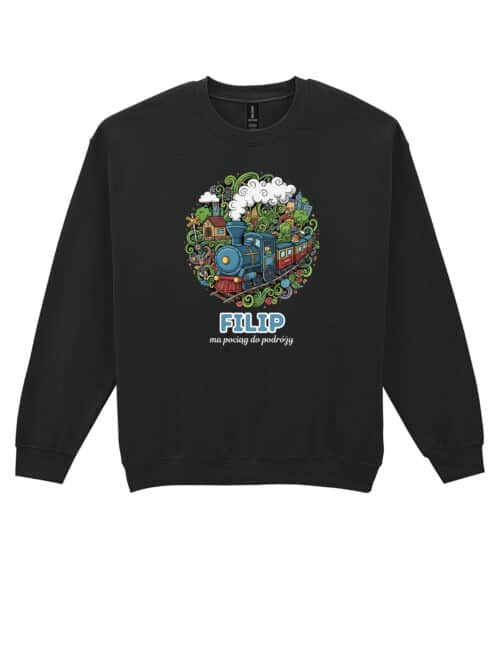 1646 (22) Bluza bez kaptura Maszynista Personalizowana Ilustracyjna