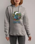 1646 (8) Bluza z kapturem <br>Maszynista Personalizowana Ilustracyjna