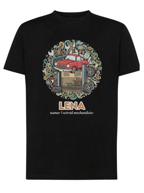 1648 (13) Koszulka Mechanik Personalizowana Ilustracyjna