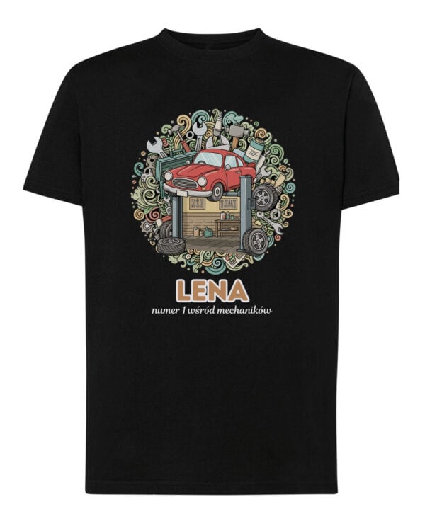 1648 (13) Koszulka Mechanik Personalizowana Ilustracyjna