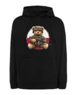 1649 (10) Bluza z kapturem Patriotyczny Miś Żołnierz Polska