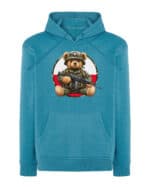 1649 (16) Bluza z kapturem <br>Patriotyczny Miś Żołnierz Polska