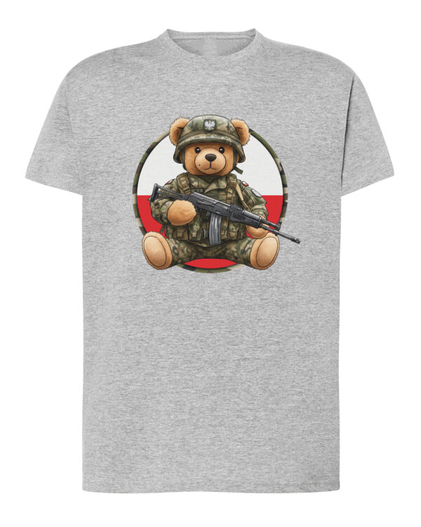 1649 (4) Koszulka Patriotyczny Miś Żołnierz Polska