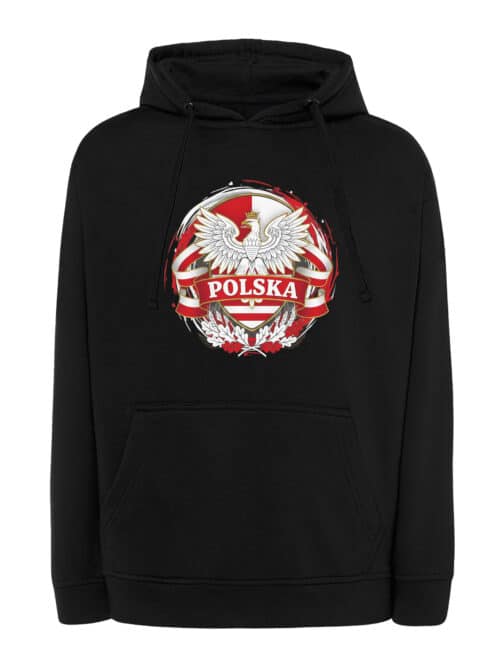1650 (10) Bluza z kapturem Patriotyczna Orzeł Polski Godło