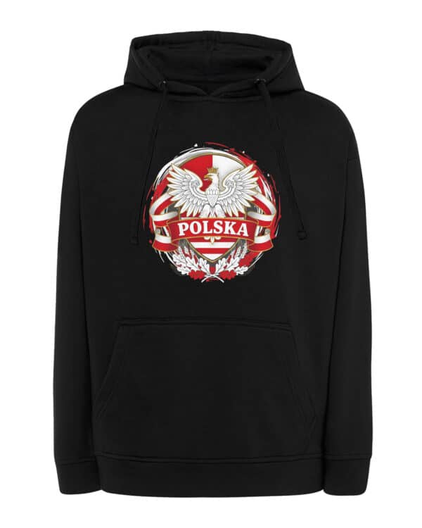 1650 (10) Bluza z kapturem Patriotyczna Orzeł Polski Godło