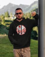 1650 (12) Bluza z kapturem <br>Patriotyczna Orzeł Polski Godło