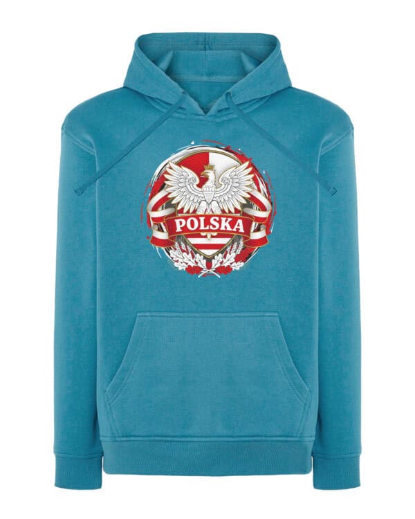 1650 (16) Bluza z kapturem <br>Patriotyczna Orzeł Polski Godło