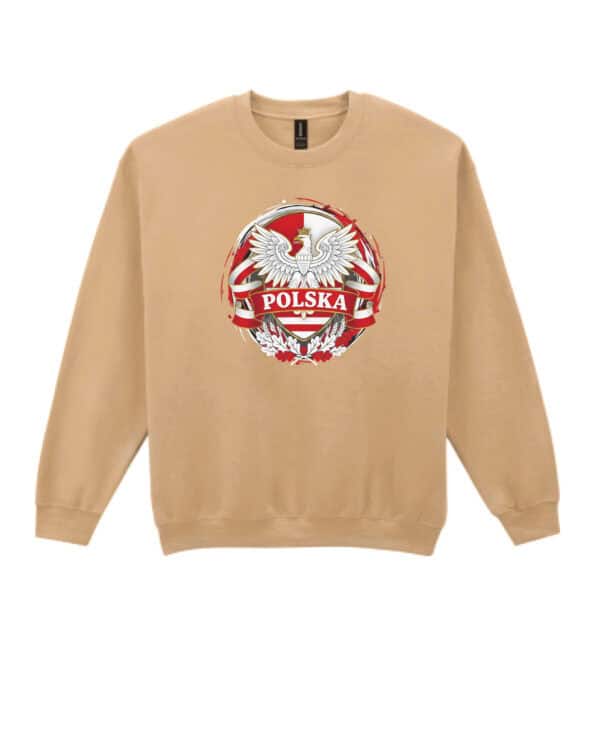 1650 (25) Bluza bez kaptura <br>Patriotyczna Orzeł Polski Godło