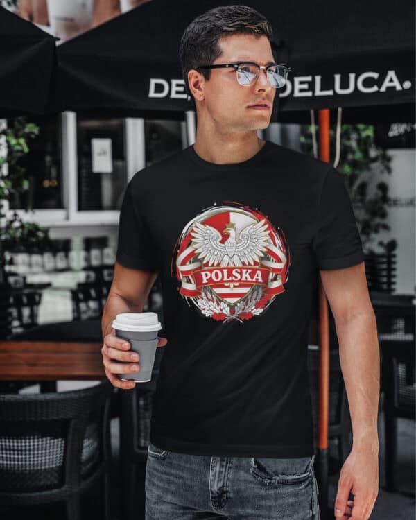 1650 (9) Koszulka Patriotyczna Orzeł Polski Godło