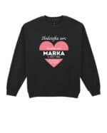 1651 (19) Bluza bez kaptura dla Par Personalizowana Serce Miłość