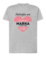 1651 (3) Koszulka dla Par <br>Personalizowana Serce Miłość