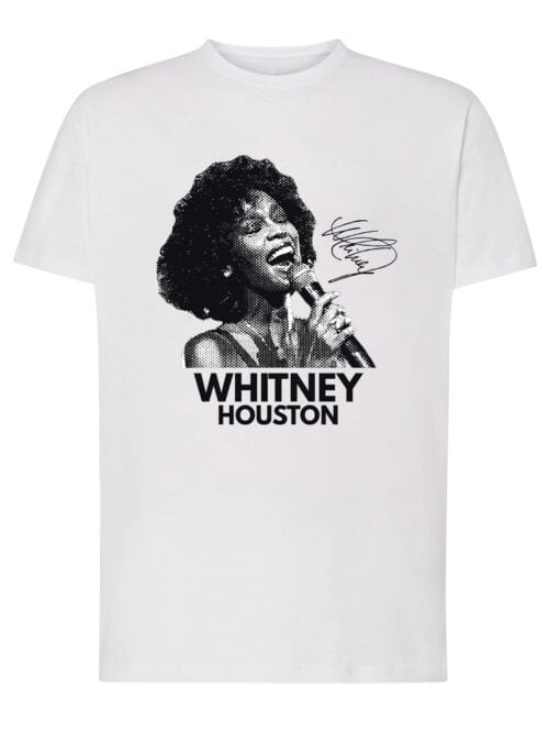 1 (1) Koszulka Muzyka Whitney Houston Podpis Legendy