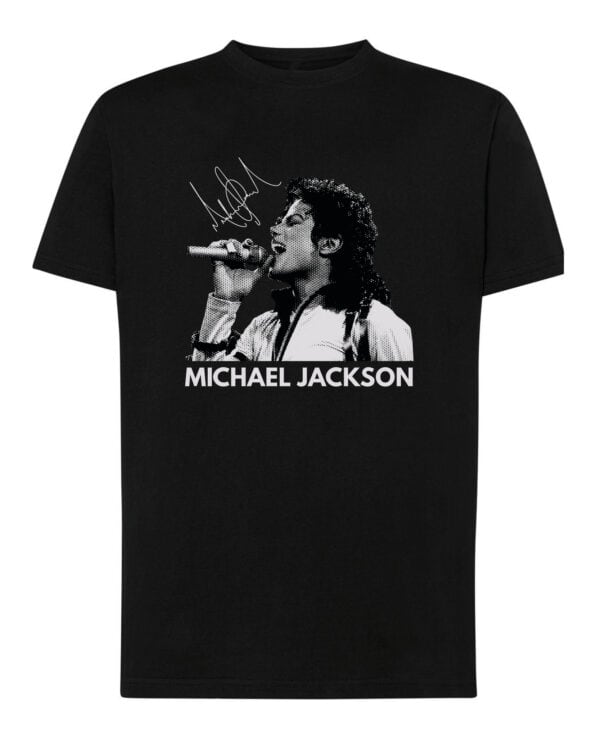 1 (10) Koszulka Król Popu Michael Jackson Podpis