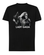 1 (10) Koszulka Muzyka Lady Gaga Podpis