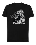 1 (10) Koszulka Muzyka Madonna Podpis Królowa Popu