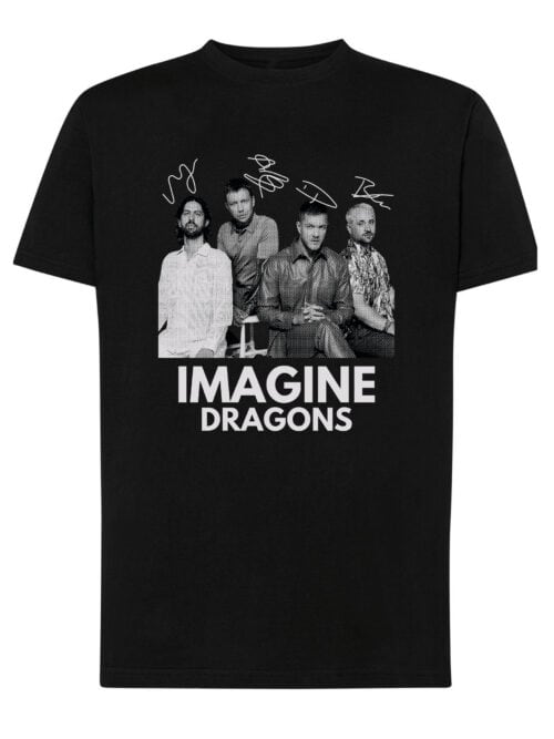 1 (11) Koszulka Muzyka Imagine Dragons Podpisy Legend